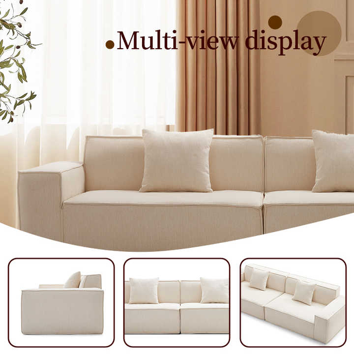 Modular Wohnzimmer Compression Living Room Sofas Set Furniture Luxury L Shape Vacuum Pack Sofa Compressed for Home Couch in Boxe
